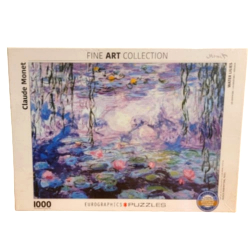 NEW Claude Monet Art Water Lilies 1000 pcs Puzzle Sealed Impressionist